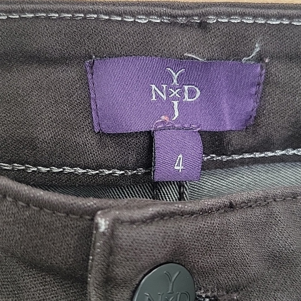 NYDJ Women's Black "Leggings" Jeans Size 4 - Picture 3 of 6